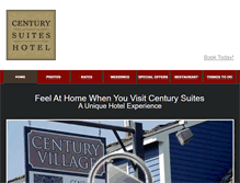 Tablet Screenshot of centurysuites.com